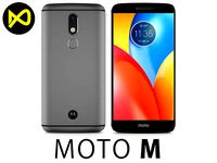 3D Motorola Moto M Grey model