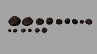 15 High Poly Rocks With Textures