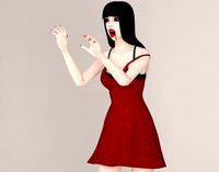 Akari vampire pose 01