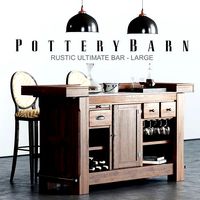 Pottery Barn RUSTIC ULTIMATE BAR