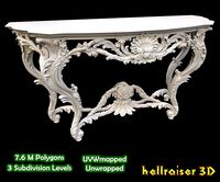 Vintage Gothic Marble Table
