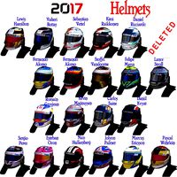Helmets 2017 Formula 1