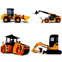 Set of 4 Industrial Machines