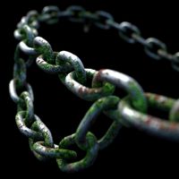 Chain belt Corona render scene and Substance Painter files