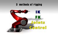 Arm Robot Rigged IK