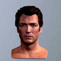 3d printable model Clint Eastwood Dirty Harry | 3D