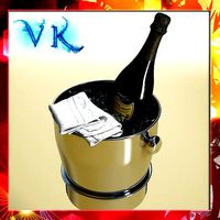 Champagne Set 3 - Bottle Flute and Ice Bucket