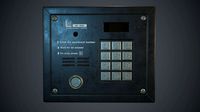 Intercom System PBR Game Ready