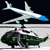 Boeing Air Force One and Marine One
