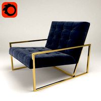 Goldfinger Chair by Jonathan Adler 3D