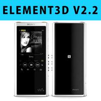 E3D - Sony Walkman NW-ZX300 MP3 Players 3D 3D model