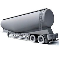 Detailed no texture Tanker Trailer 12