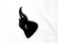 Acoustic Electric Guitar Picks Plectrums Flame | 3D