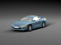 Low-poly car Mitsubishi Eclipse