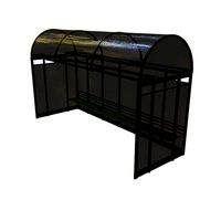 Low Poly PBR Bus Shelter