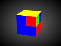 Rubik's cube 2x2x2 webgl optimized