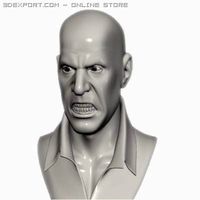 Head with Morphs 3D Model