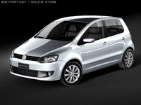 Volkswagen Fox 2010 3D Model
