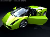 Lamborghini Gallardo Spider 3D Model