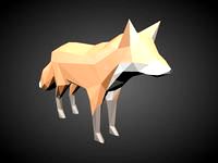 Low Poly Fox by PixelMannen