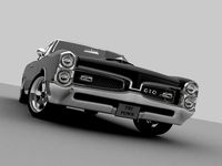Pontiac GTO 1967 3D Model