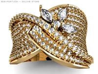 Engagement ring 3D Model