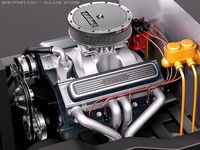 Edelbrock Crate Engine V8 3D Model