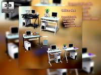 Office Set 13 3D Model