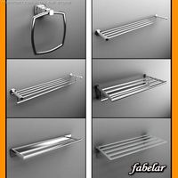 Towel racks collection 3D Model
