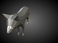 Low Poly Fox by PixelMannen