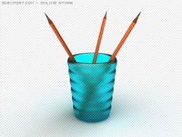 Pencils 3D Model