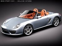 Porsche Boxster S 2010 3D Model
