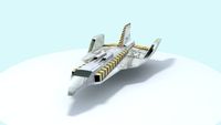 Hunting Aircraft Low Poly 3D Model