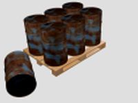 Download free Steel barrel 3D Model