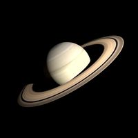 Animated HD Saturn Model 3D Model