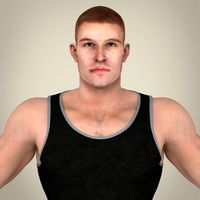 Realistic Handsome Man 3D Model