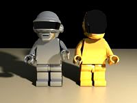 Daft Punk Lego Minifig (VRay)
