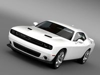 Dodge Challenger SXT LC 2015 3D Model