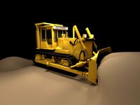 Bulldozer B10 (VRay)