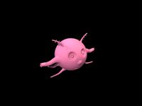 Multicolored Alien (mix of Octupus (legs), Bug (Antennae),and Alien) Dallas Tilley