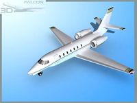 Falcon3D Citation Sovereign C680 F02 3D Model