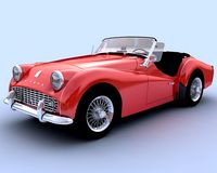 Triumph TR3B 1962 3D Model