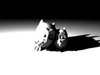Cuddling Owls (VRay)