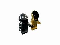 Daft Punk Lego Minifig (VRay)
