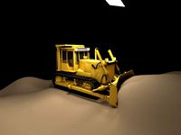 Bulldozer B10 (VRay)