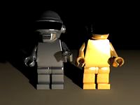 Daft Punk Lego Minifig (VRay)