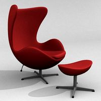 Egg Armchair 3D Model