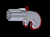 Download free REPRRINGER v3 HEXEN 3d printable gun 3D Model