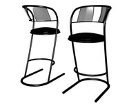 Chair in black 3D Model