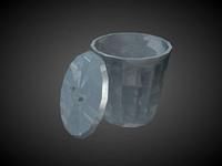 Low Poly Thrash Can